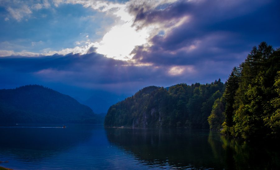 Alpsee im Schwangau bei Füssen im Ostallgäu