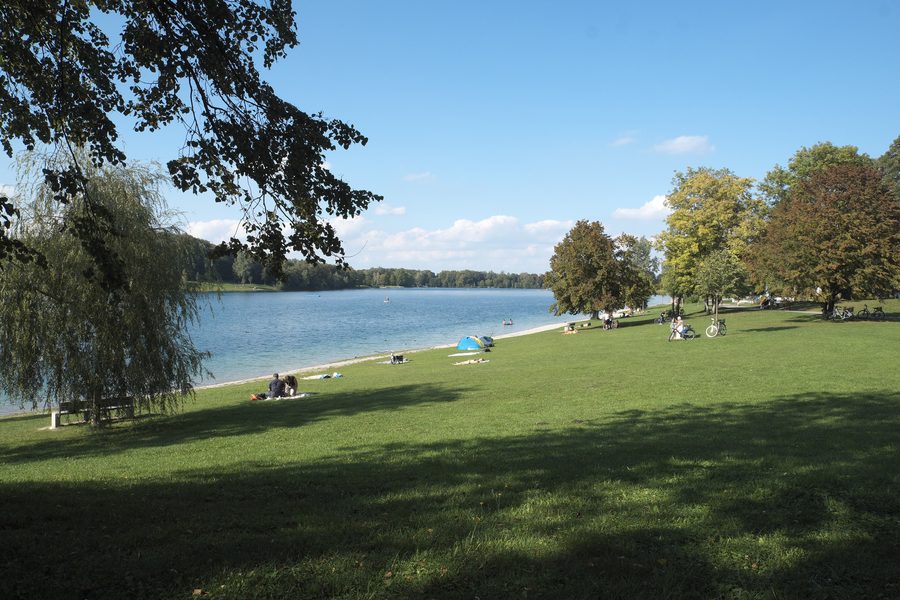 Karlsfelder See bei Karlsfeld im Landkreis Dachau