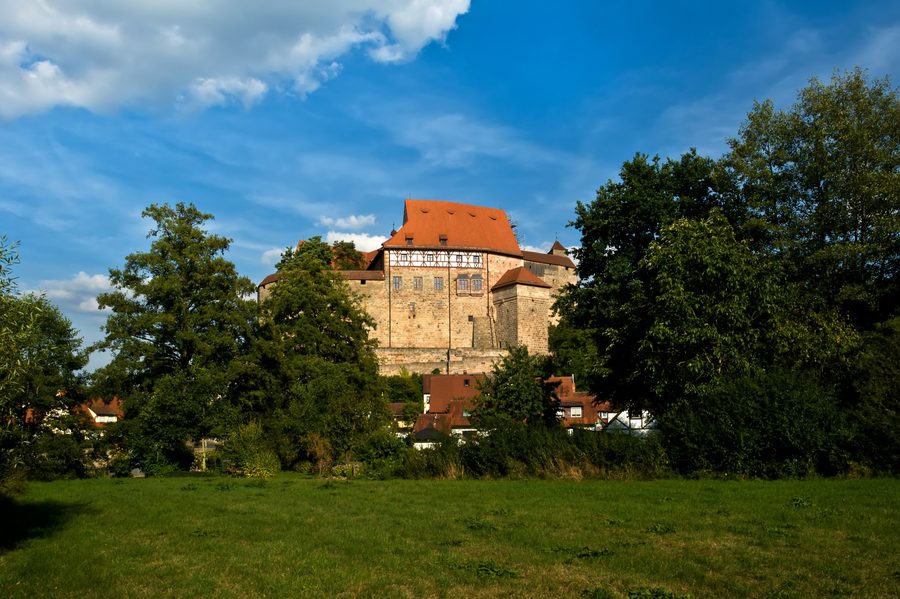 Außenansicht der Hauptburg Cadolzburg