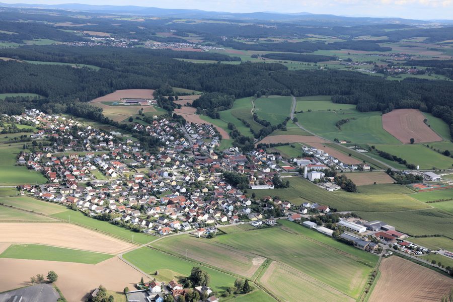 Ortsansicht von Pirk im Landkreis Neustadt an der Waldnaab in Bayern