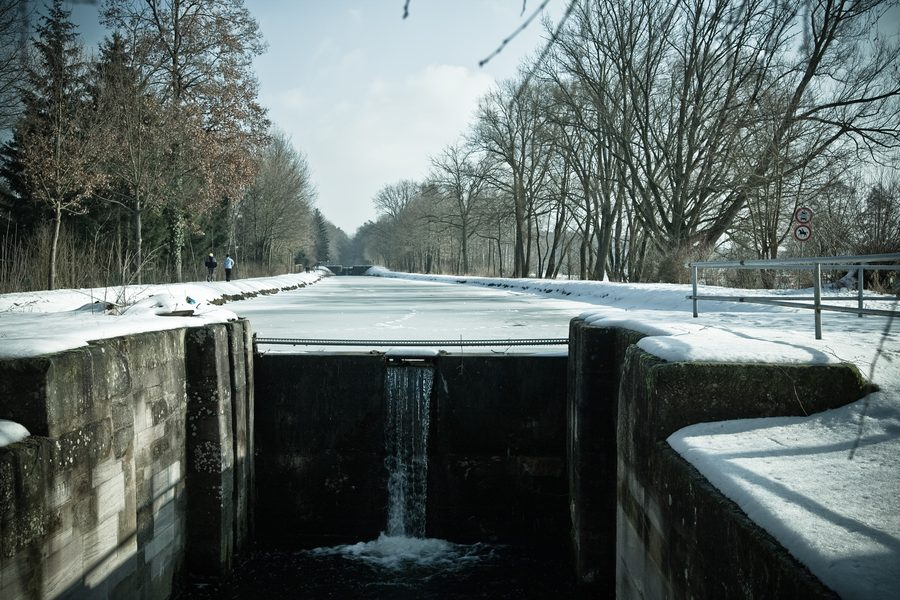 Ludwig-Donau-Main-Kanal an der Schleuse 67 in Worzeldorf