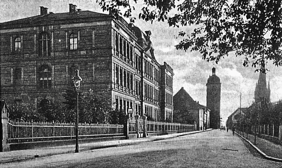 Oberer Stadtturm und Kirchturm von St. Marien in Lichtenfels