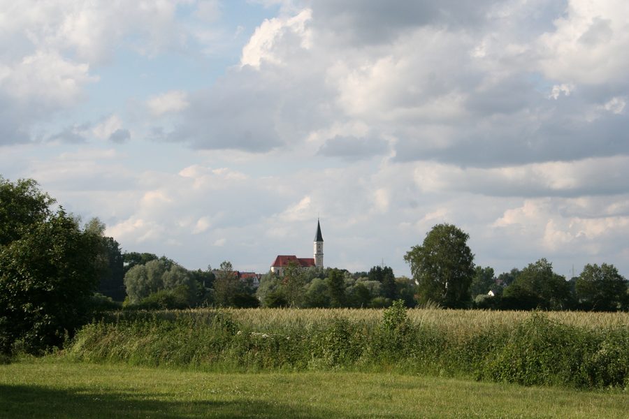 Blick vom Oberrieder Weiher Richtung Breitenthal