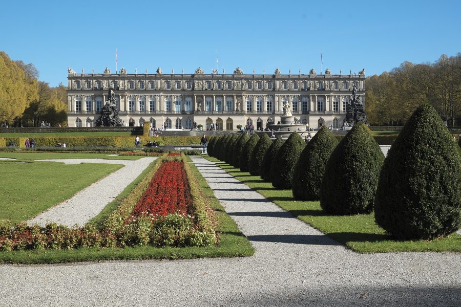 Neues Schloss Herrenchiemsee auf der Herreninsel am Chiemsee