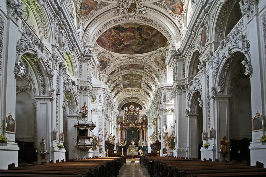 Innenraum des Klosters Waldsassen