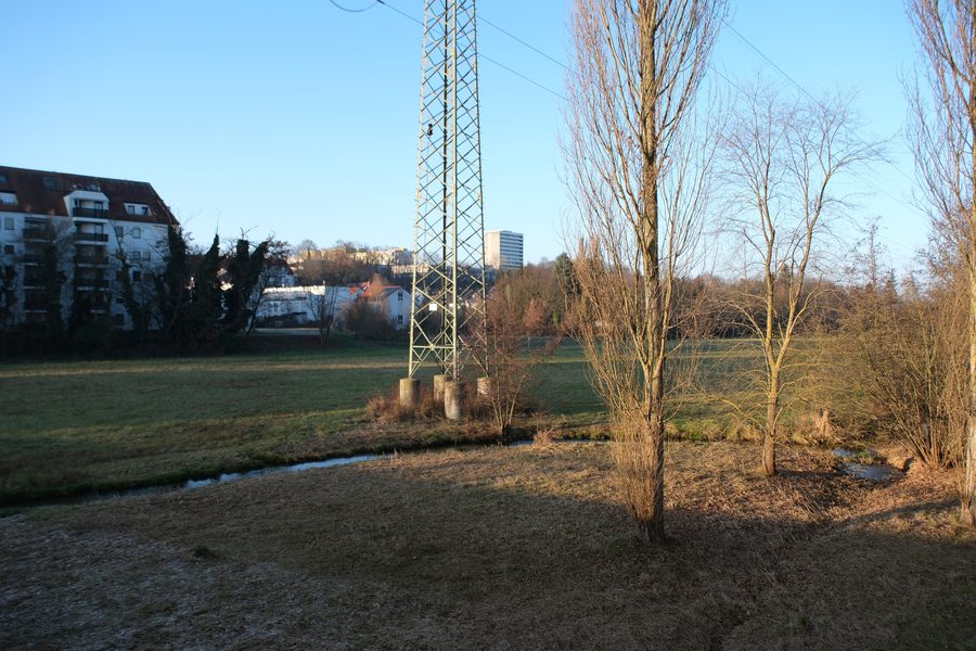 Flussauenlandschaft der Rednitzaue in Fürth