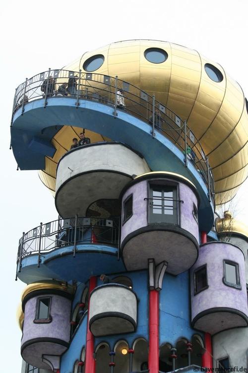 Treppe am Hundertwasserturm