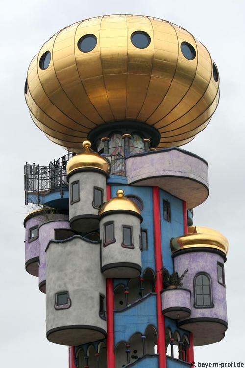 Hundertwasserturm Totale