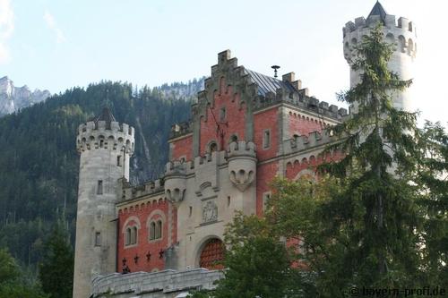 Eingang Schloss Neuschwanstein
